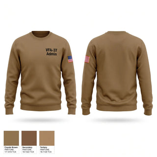 Crew Neck Sweatshirt, VFA-37 Admin, Navy, Teamtime, Team time, sublimation, custom sports apparel, team uniforms, spirit wear, spiritwear, sports uniforms, custom shirts, team store, custom team store, fundraiser sports, apparel fundraiser