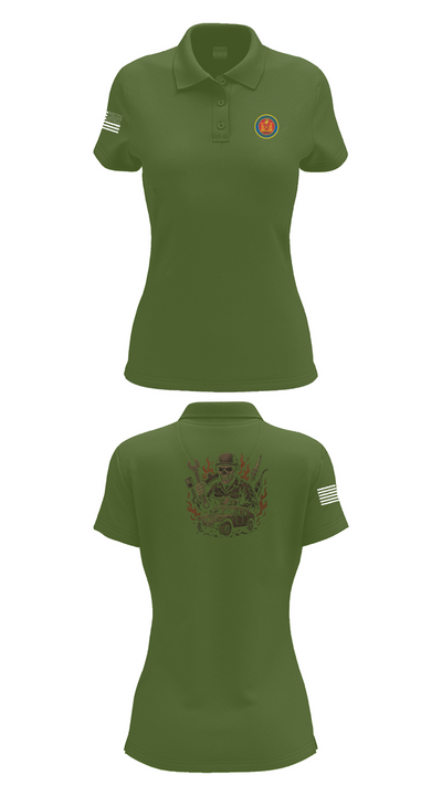 4th Combat Engineer Battalion A Co 69911625 Women's Short Sleeve Performance Polo  - 55