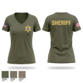 Obion County Sheriff's Office Women's Short Sleeve V-neck Shirt - 1