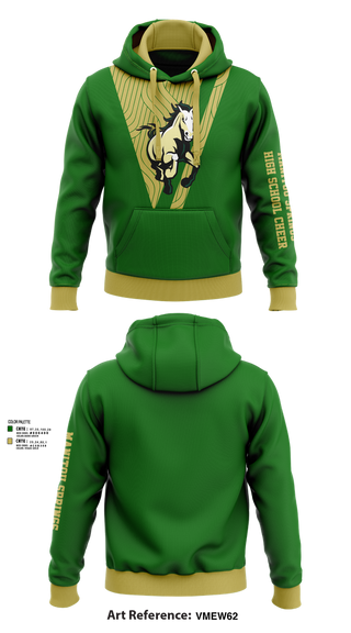 Hoodie, Manitou Springs High School Cheer, Cheer, Teamtime, Team time, sublimation, custom sports apparel, team uniforms, spirit wear, spiritwear, sports uniforms, custom shirts, team store, custom team store, fundraiser sports, apparel fundraiser