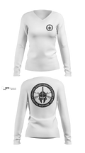 Hancock County SRT Women's Long Sleeve V-neck Shirt - 3