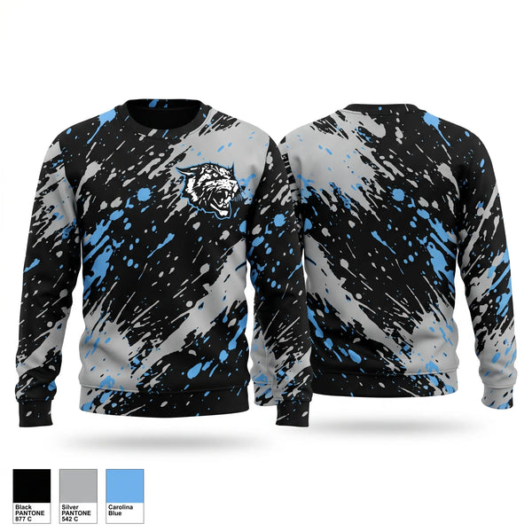 Crew Neck Sweatshirt, East Chapel Hill High School Swimming, Swimming, Teamtime, Team time, sublimation, custom sports apparel, team uniforms, spirit wear, spiritwear, sports uniforms, custom shirts, team store, custom team store, fundraiser sports, apparel fundraiser