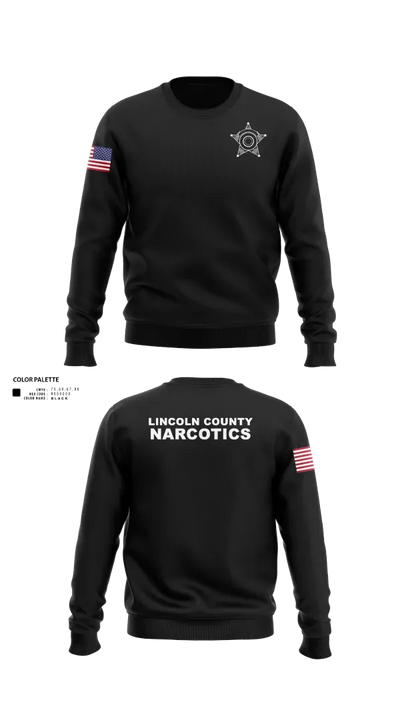 Lincoln County Narcotics 81046896 Crew Neck Sweatshirt - 22