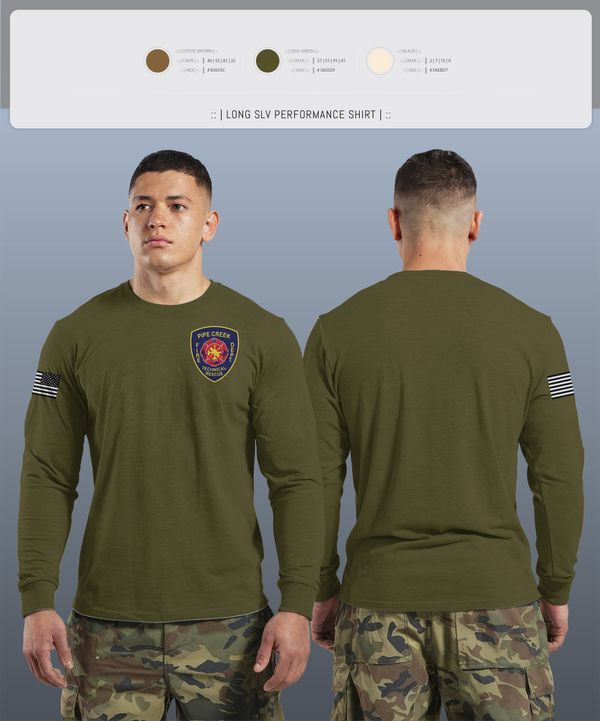 Long Sleeve Performance Shirt, PCFD, , Teamtime, Team time, sublimation, custom sports apparel, team uniforms, spirit wear, spiritwear, sports uniforms, custom shirts, team store, custom team store, fundraiser sports, apparel fundraiser