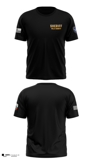 Old School Cotton Feel Shirt, Falls County Sheriff’s Office, Police, Teamtime, Team time, sublimation, custom sports apparel, team uniforms, spirit wear, spiritwear, sports uniforms, custom shirts, team store, custom team store, fundraiser sports, apparel fundraiser