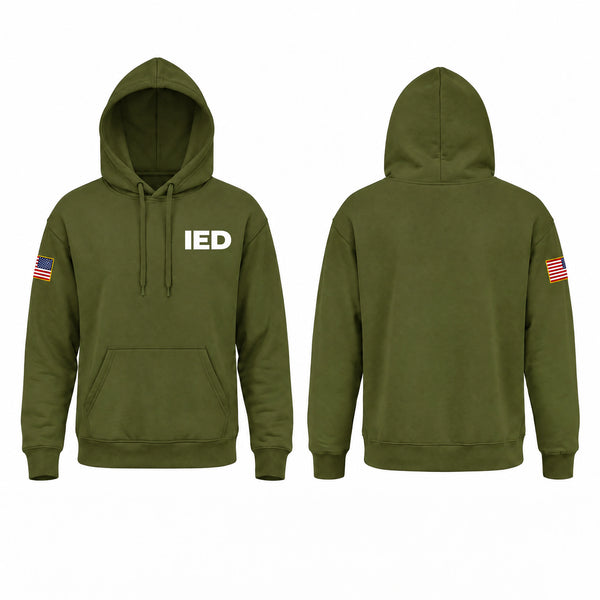 Hoodie, IED, Army, Teamtime, Team time, sublimation, custom sports apparel, team uniforms, spirit wear, spiritwear, sports uniforms, custom shirts, team store, custom team store, fundraiser sports, apparel fundraiser