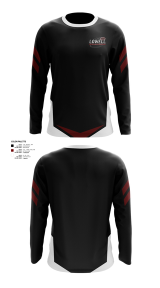 Long Sleeve Performance Shirt, Lowell Red Devils, , Teamtime, Team time, sublimation, custom sports apparel, team uniforms, spirit wear, spiritwear, sports uniforms, custom shirts, team store, custom team store, fundraiser sports, apparel fundraiser