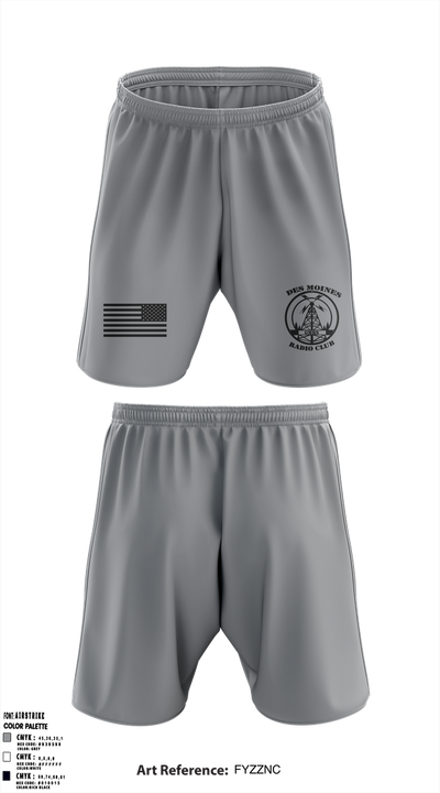 Des Moines GMRS Radio Club 90618939 Athletic Shorts With Pockets - 1
