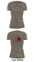 Charlie’s Battery 1st Battalion 163rd Field Artillery Division 96416093 Women's Short Sleeve V-neck Shirt - 6