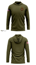 Macon-Bibb Fire Investigation Division Long Sleeve hooded sunshirt - 11