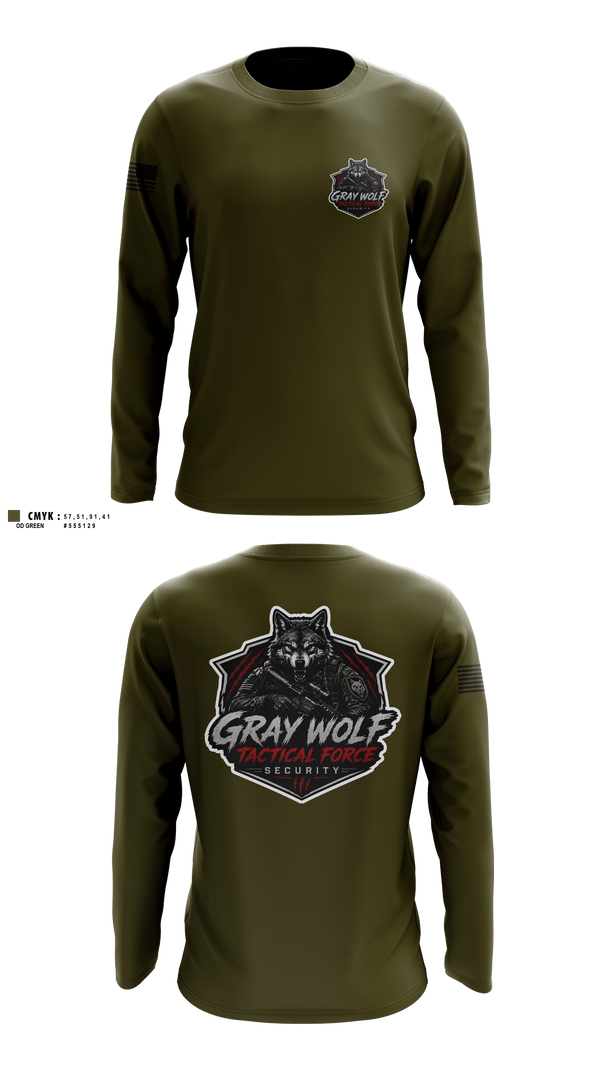 Long Sleeve Performance Shirt, Graywolf tactical force securityGraywolf tactical force security, Bowling, Teamtime, Team time, sublimation, custom sports apparel, team uniforms, spirit wear, spiritwear, sports uniforms, custom shirts, team store, custom team store, fundraiser sports, apparel fundraiser