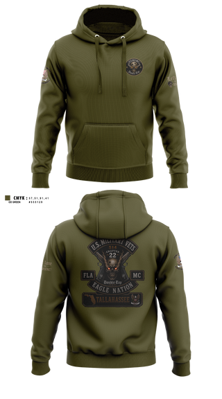 Hoodie, USMVMC Double Tap, , Teamtime, Team time, sublimation, custom sports apparel, team uniforms, spirit wear, spiritwear, sports uniforms, custom shirts, team store, custom team store, fundraiser sports, apparel fundraiser