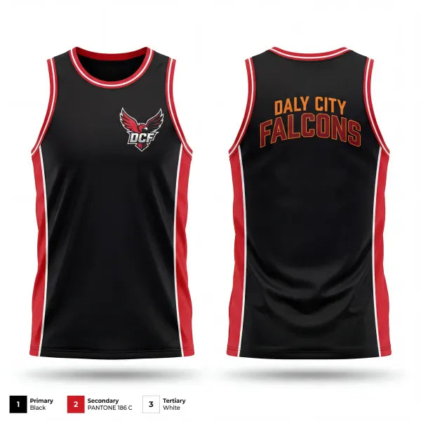 Mens Basketball Jersey, DALY CITY FALCONS, Men's Basketball, Teamtime, Team time, sublimation, custom sports apparel, team uniforms, spirit wear, spiritwear, sports uniforms, custom shirts, team store, custom team store, fundraiser sports, apparel fundraiser