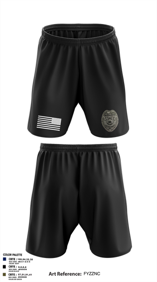 Athletic Shorts With Pockets, Mabscott Police Department, Police, Teamtime, Team time, sublimation, custom sports apparel, team uniforms, spirit wear, spiritwear, sports uniforms, custom shirts, team store, custom team store, fundraiser sports, apparel fundraiser