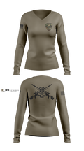 NIPAS Est Marksmen Women's Long Sleeve V-neck Shirt - 9