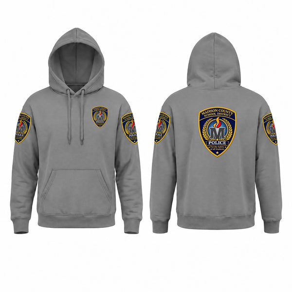 Hoodie, Madison County Schools Police Department, Police, Teamtime, Team time, sublimation, custom sports apparel, team uniforms, spirit wear, spiritwear, sports uniforms, custom shirts, team store, custom team store, fundraiser sports, apparel fundraiser