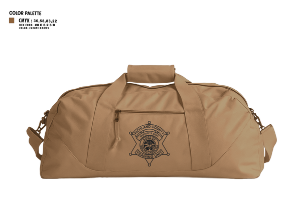 Duffle Bag, Richland County Sheriff's Department Training Unit, Police, Teamtime, Team time, sublimation, custom sports apparel, team uniforms, spirit wear, spiritwear, sports uniforms, custom shirts, team store, custom team store, fundraiser sports, apparel fundraiser