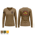 166 Supply Women's Long Sleeve V-neck Shirt - 1