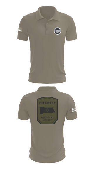 Short Sleeve Performance Polo, San Miguel County Tactical Team, Police, Teamtime, Team time, sublimation, custom sports apparel, team uniforms, spirit wear, spiritwear, sports uniforms, custom shirts, team store, custom team store, fundraiser sports, apparel fundraiser