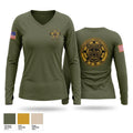 R.I.N.O. Women's Long Sleeve V-neck Shirt - 1