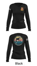 A BTRY, 1-37FAR 4037747 Women's Long Sleeve V-neck Shirt - 37
