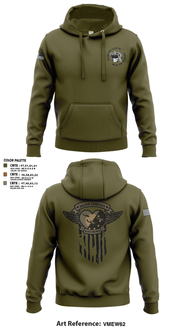Hoodie, B/4-3 Assault Helicopter Battalion, , Teamtime, Team time, sublimation, custom sports apparel, team uniforms, spirit wear, spiritwear, sports uniforms, custom shirts, team store, custom team store, fundraiser sports, apparel fundraiser