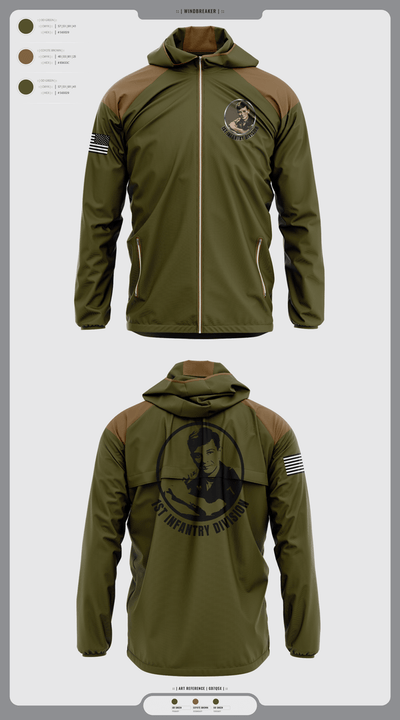 1st Infantry Division 4705595 Windbreaker - 1