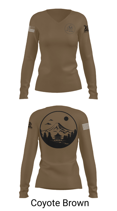 Okinawa 70795461 Women's Long Sleeve V-neck Shirt - 16