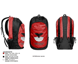 Gear Bag, Pierson Whalers Field Hockey, Field Hockey, Teamtime, Team time, sublimation, custom sports apparel, team uniforms, spirit wear, spiritwear, sports uniforms, custom shirts, team store, custom team store, fundraiser sports, apparel fundraiser