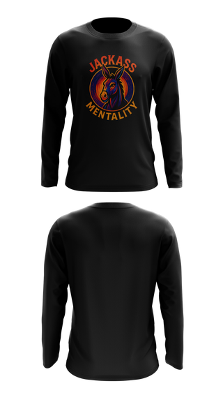 Jackass Mentality Long Sleeve Performance Shirt -2