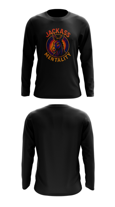 Jackass Mentality Long Sleeve Performance Shirt -2