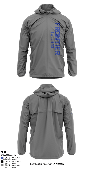 Frontier Central Hockey 50669255 Windbreaker - 3