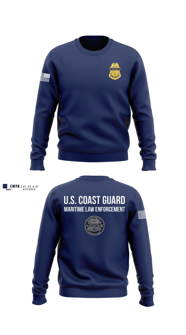 Crew Neck Sweatshirt, Sector Miami Boarding Team, Coast Guard, Teamtime, Team time, sublimation, custom sports apparel, team uniforms, spirit wear, spiritwear, sports uniforms, custom shirts, team store, custom team store, fundraiser sports, apparel fundraiser