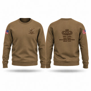 Crew Neck Sweatshirt, Fox FSC 1-319 AFAR, Army, Teamtime, Team time, sublimation, custom sports apparel, team uniforms, spirit wear, spiritwear, sports uniforms, custom shirts, team store, custom team store, fundraiser sports, apparel fundraiser