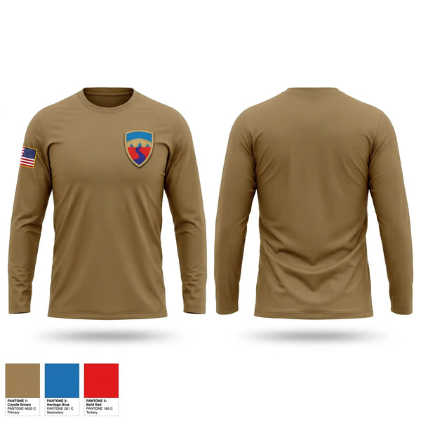 Long Sleeve Performance Shirt, HHC, 155th CSSB, Army, Teamtime, Team time, sublimation, custom sports apparel, team uniforms, spirit wear, spiritwear, sports uniforms, custom shirts, team store, custom team store, fundraiser sports, apparel fundraiser