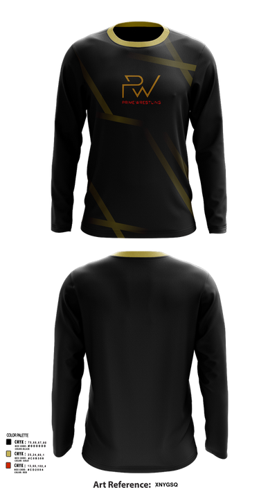 Prime Wrestling 25861032 Long Sleeve Performance Shirt 43