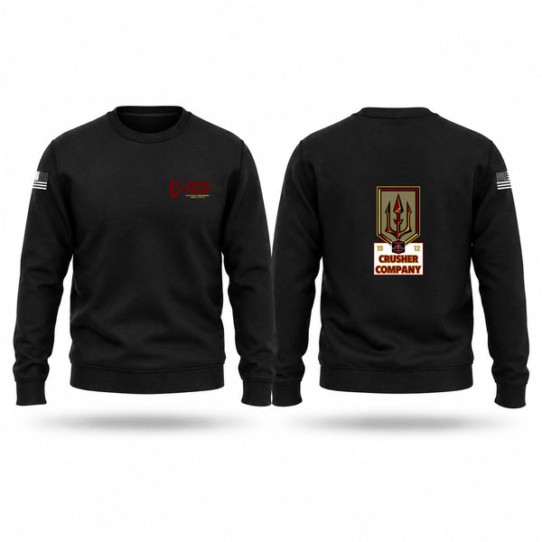 Crew Neck Sweatshirt, Crusher Company, Army, Teamtime, Team time, sublimation, custom sports apparel, team uniforms, spirit wear, spiritwear, sports uniforms, custom shirts, team store, custom team store, fundraiser sports, apparel fundraiser
