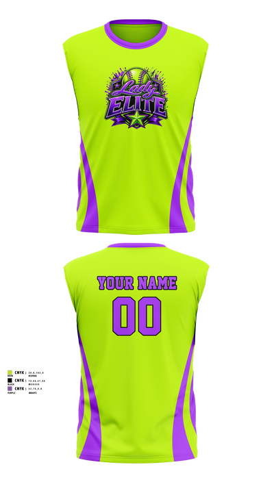 Lady Elite Sleeveless Performance Shirt - 4