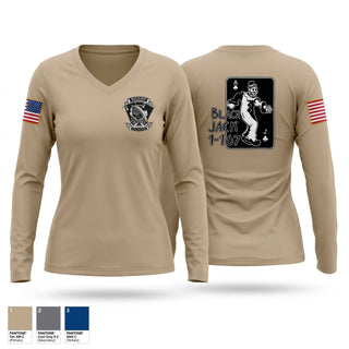 Womens Long Sleeve Vneck Shirt, Bco 1-167IN, Army, Teamtime, Team time, sublimation, custom sports apparel, team uniforms, spirit wear, spiritwear, sports uniforms, custom shirts, team store, custom team store, fundraiser sports, apparel fundraiser