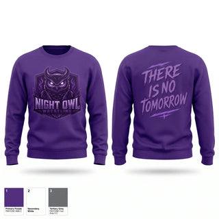 Crew Neck Sweatshirt, NIGHT OWL WRESTLING, Wrestling, Teamtime, Team time, sublimation, custom sports apparel, team uniforms, spirit wear, spiritwear, sports uniforms, custom shirts, team store, custom team store, fundraiser sports, apparel fundraiser