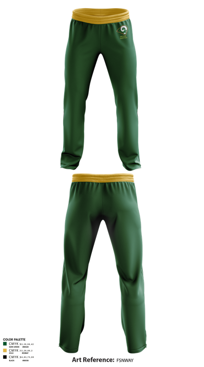 Reig Rams Basketball 42158079 Sweatpants - 1