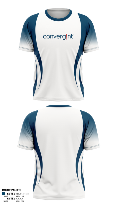 Convergint Pelotonia 24503229 Short Sleeve Performance Shirt - 1