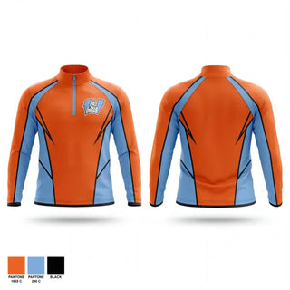 Quarter Zip Jacket, Willowbrook warriors, Women's Soccer, Teamtime, Team time, sublimation, custom sports apparel, team uniforms, spirit wear, spiritwear, sports uniforms, custom shirts, team store, custom team store, fundraiser sports, apparel fundraiser