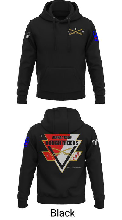 A Troop, 1st squadron-299th Calvary Regiment 70291790 Hoodie - 38