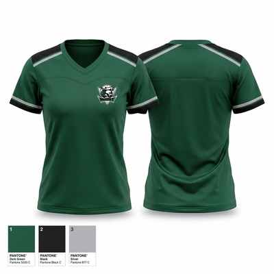 Mount Pleasant Lady Knights 62227651 Women's Short Sleeve V-neck Shirt - 1