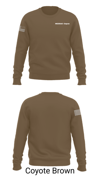 Crew Neck Sweatshirt, MEDDAC-Japan, , Teamtime, Team time, sublimation, custom sports apparel, team uniforms, spirit wear, spiritwear, sports uniforms, custom shirts, team store, custom team store, fundraiser sports, apparel fundraiser
