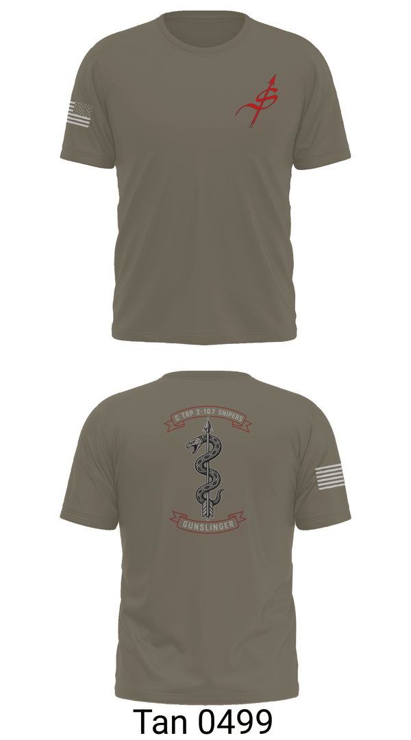 Short Sleeve Performance Shirt, Gunslinger, Army, Teamtime, Team time, sublimation, custom sports apparel, team uniforms, spirit wear, spiritwear, sports uniforms, custom shirts, team store, custom team store, fundraiser sports, apparel fundraiser
