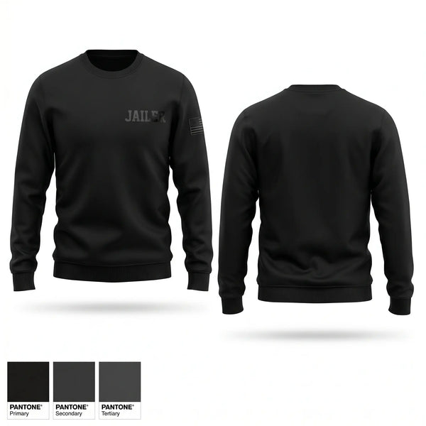 Crew Neck Sweatshirt, JAILER, Police, Teamtime, Team time, sublimation, custom sports apparel, team uniforms, spirit wear, spiritwear, sports uniforms, custom shirts, team store, custom team store, fundraiser sports, apparel fundraiser