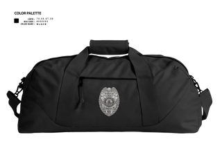 Duffle Bag, Lincoln Police Department, Police, Teamtime, Team time, sublimation, custom sports apparel, team uniforms, spirit wear, spiritwear, sports uniforms, custom shirts, team store, custom team store, fundraiser sports, apparel fundraiser