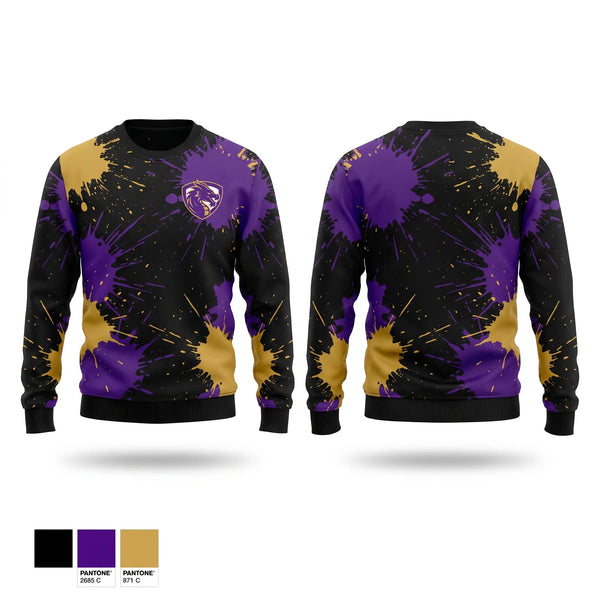 Crew Neck Sweatshirt, Woodland Dragons, Cheer, Teamtime, Team time, sublimation, custom sports apparel, team uniforms, spirit wear, spiritwear, sports uniforms, custom shirts, team store, custom team store, fundraiser sports, apparel fundraiser